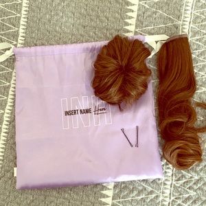 INH Hair Sammy Bun + Lily Pony Set; Mixed Brown